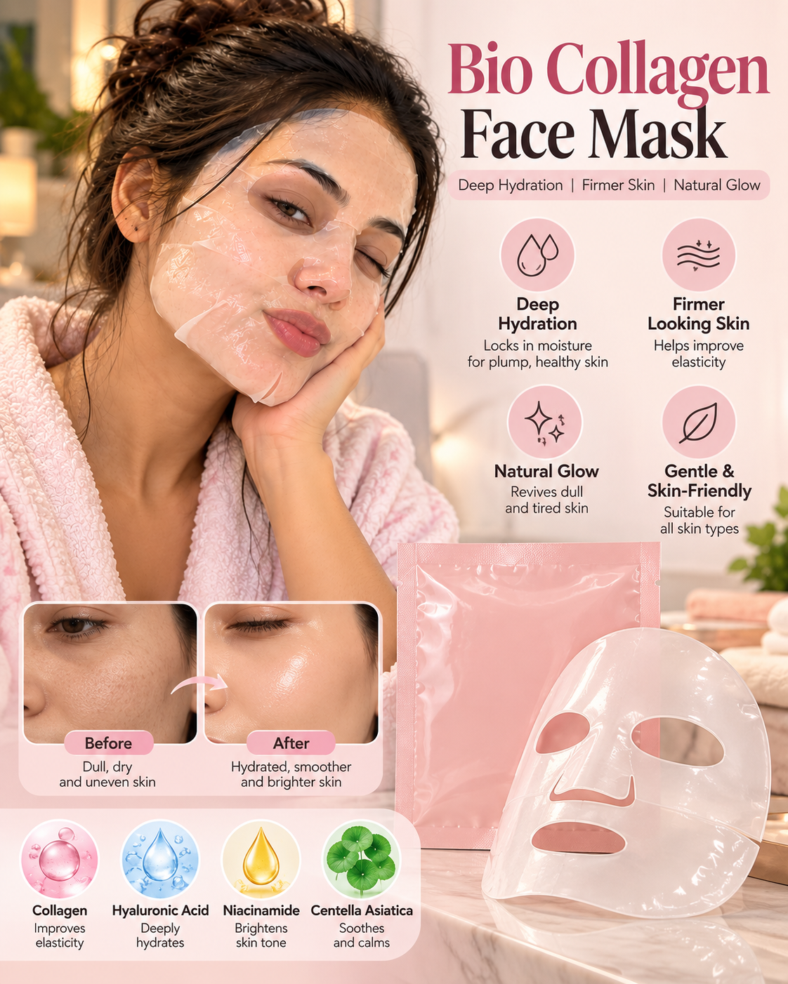 Lumera Bio Collagen Face Mask