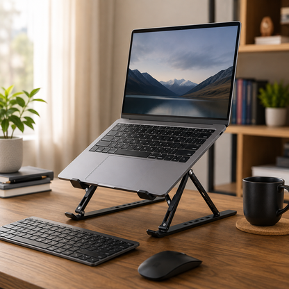 Nuvora Eleva Foldable Laptop Stand for Comfortable Work