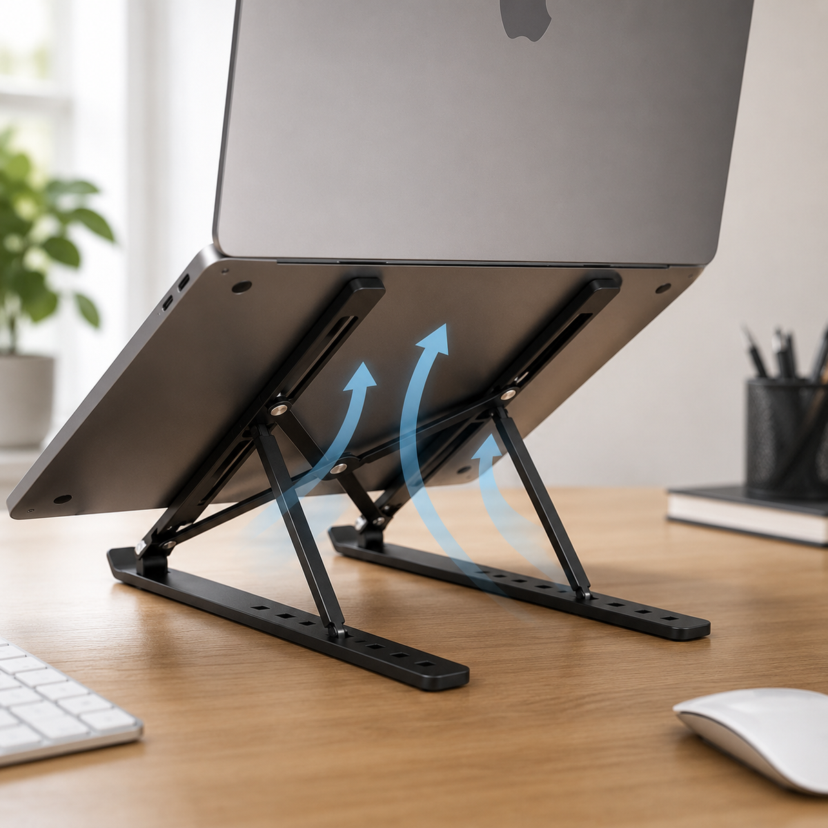 Nuvora Eleva Foldable Laptop Stand for Comfortable Work