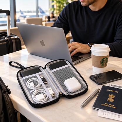 Velora TechVault Travel Organizer