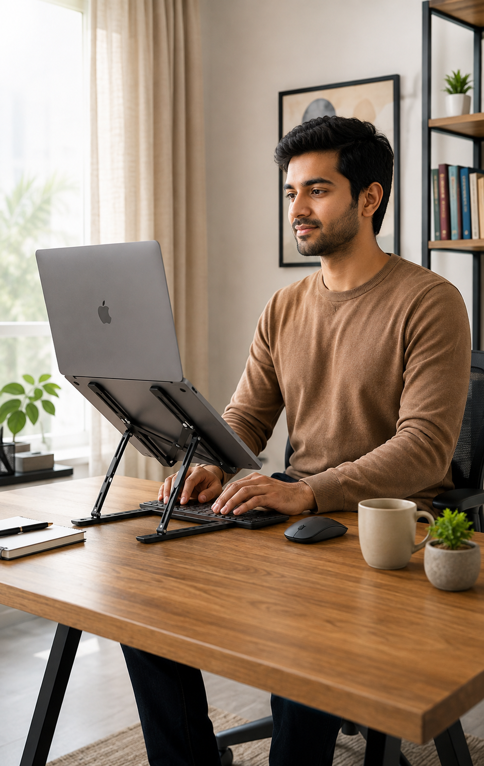 Nuvora Eleva Foldable Laptop Stand for Comfortable Work