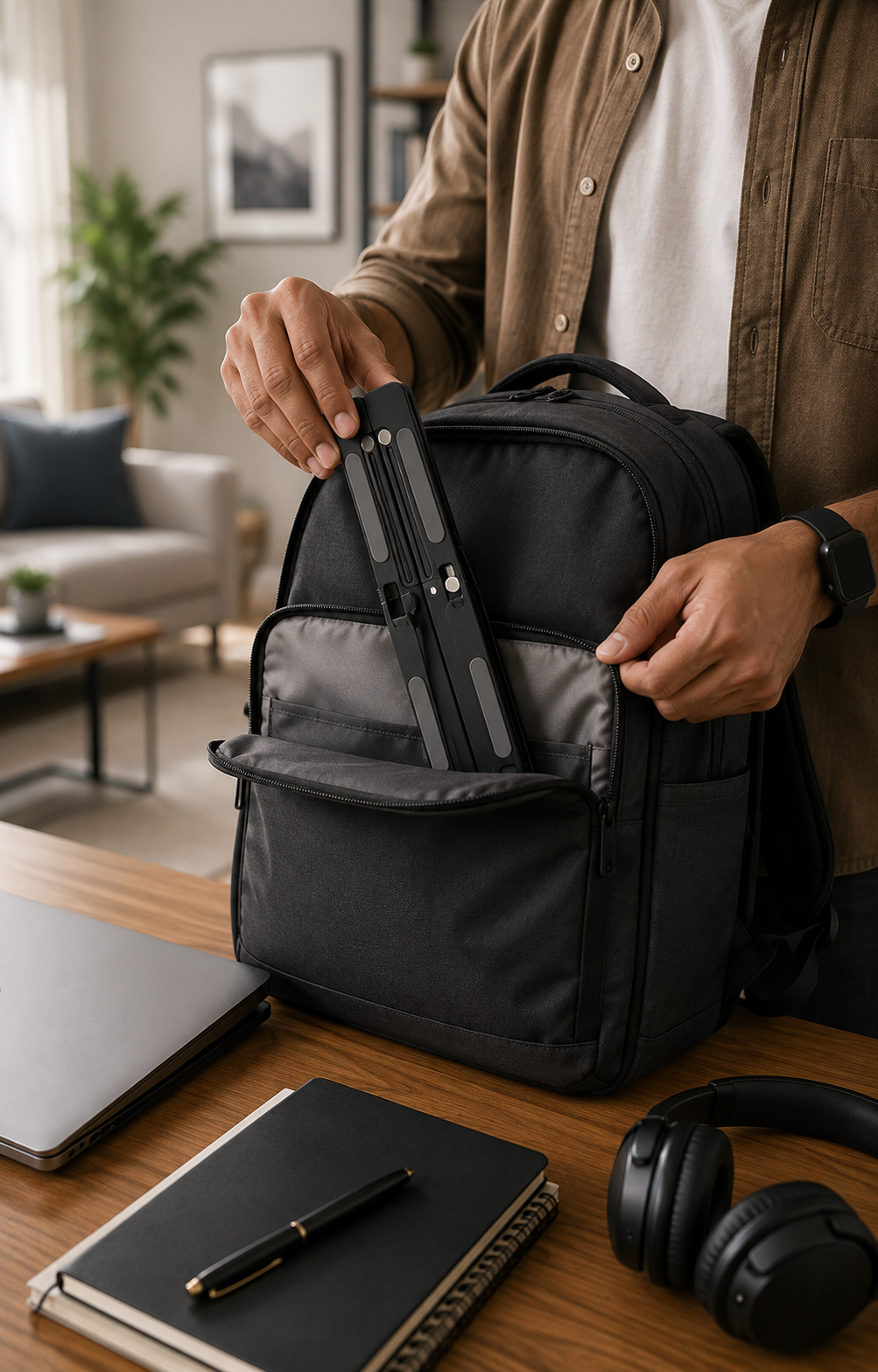 Nuvora Eleva Foldable Laptop Stand for Comfortable Work